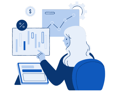گزارش‌های مالی کامل و لحظه‌ای حسابداری وبزی