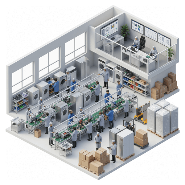 نرم افزار حسابداری تولیدی لوازم خانگی